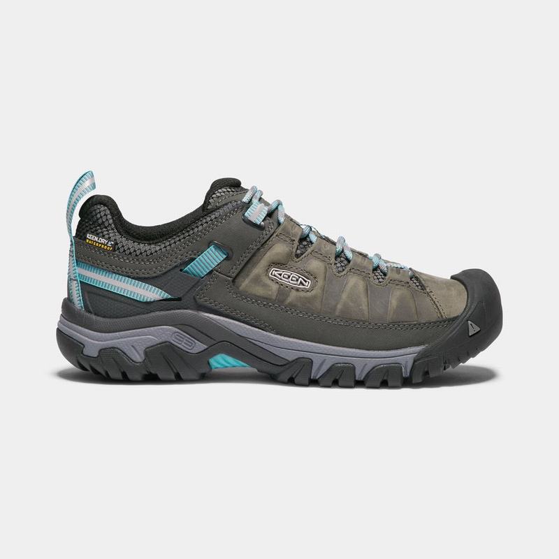 Keen Targhee III Waterproof Womens Hiking Shoes Olive/Turquoise Discount (4962-ZMJUT)